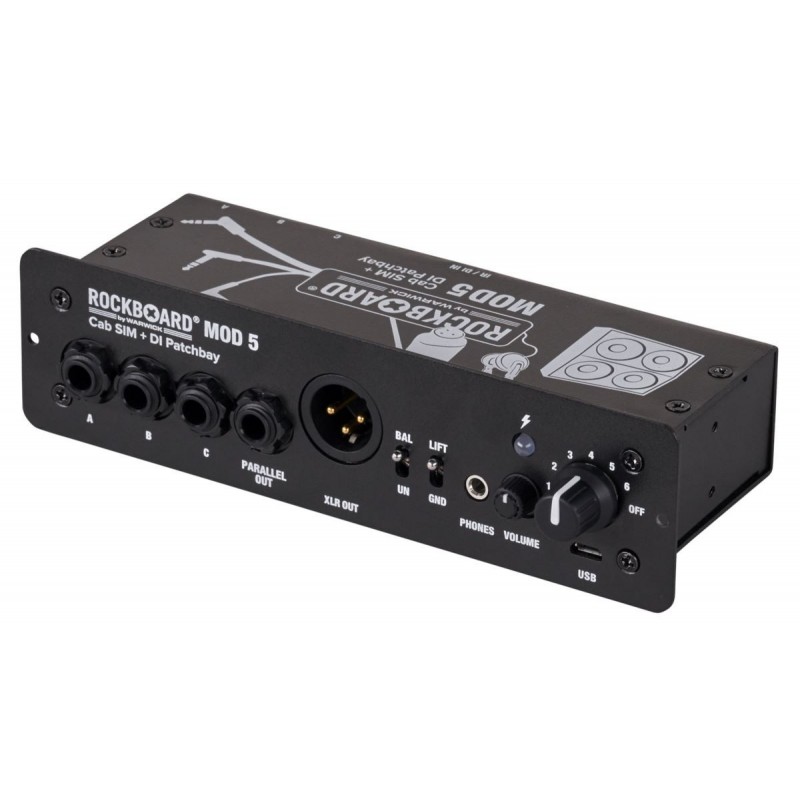RockBoard MOD 5 - Cab SIM + DI Patchbay - 1 RockBoard MOD 5 - Cab SIM + DI Patchbay - 1