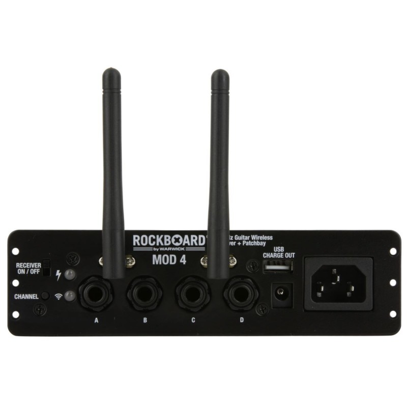 RockBoard MOD 4 - 2.4 GHz Guitar Wireless Receiver + TRS Patchbay - 3 RockBoard MOD 4 - 2.4 GHz Guitar Wireless Receiver + TRS Patchbay - 3