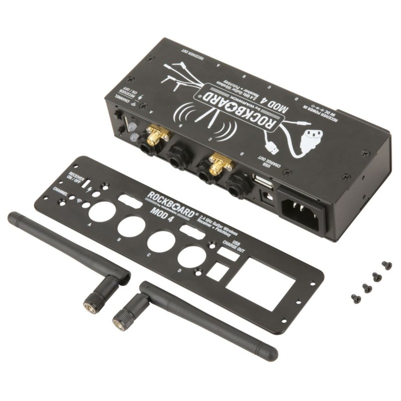 RockBoard MOD 4 - 2.4 GHz Guitar Wireless Receiver + TRS Patchbay - 7 RockBoard MOD 4 - 2.4 GHz Guitar Wireless Receiver + TRS Patchbay - 7