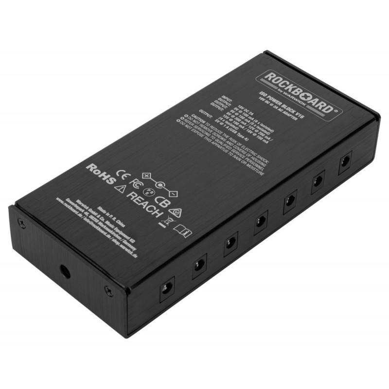 RockBoard ISO Power Block V16 - Isolated Multi Power Supply - 4 RockBoard ISO Power Block V16 - Isolated Multi Power Supply - 4