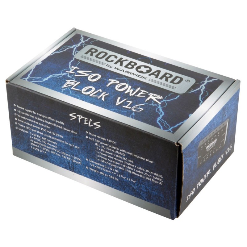RockBoard ISO Power Block V16 - Isolated Multi Power Supply - 7 RockBoard ISO Power Block V16 - Isolated Multi Power Supply - 7