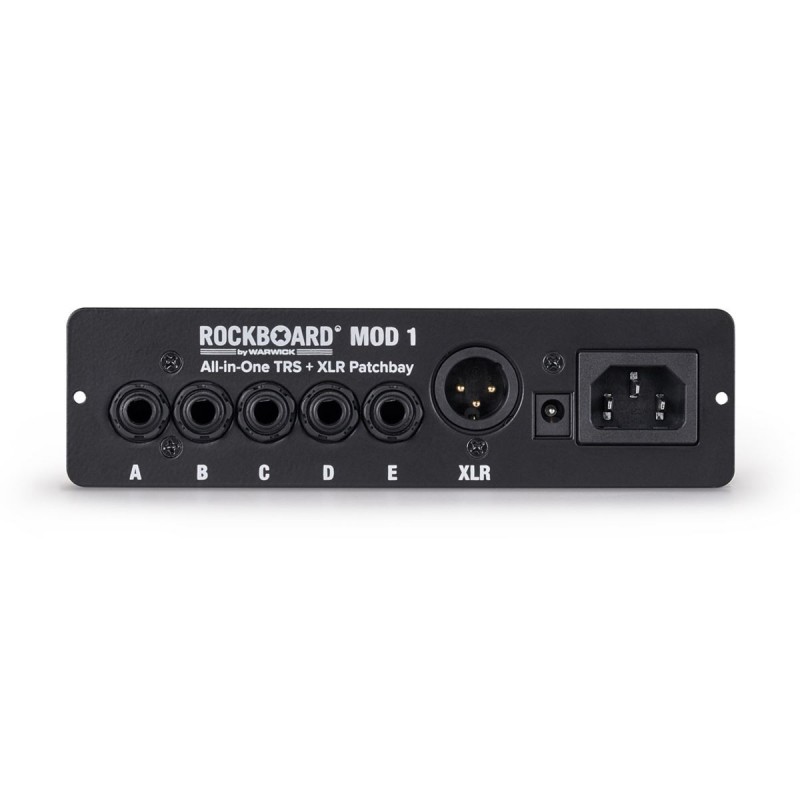 RockBoard MOD 1 V2 - All-in-One TRS & XLR, IEC & Barrel Patchbay - 3 RockBoard MOD 1 V2 - All-in-One TRS & XLR, IEC & Barrel Patchbay - 3