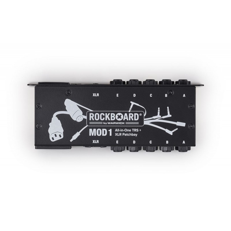 RockBoard MOD 1 V2 - All-in-One TRS & XLR, IEC & Barrel Patchbay - 5 RockBoard MOD 1 V2 - All-in-One TRS & XLR, IEC & Barrel Patchbay - 5