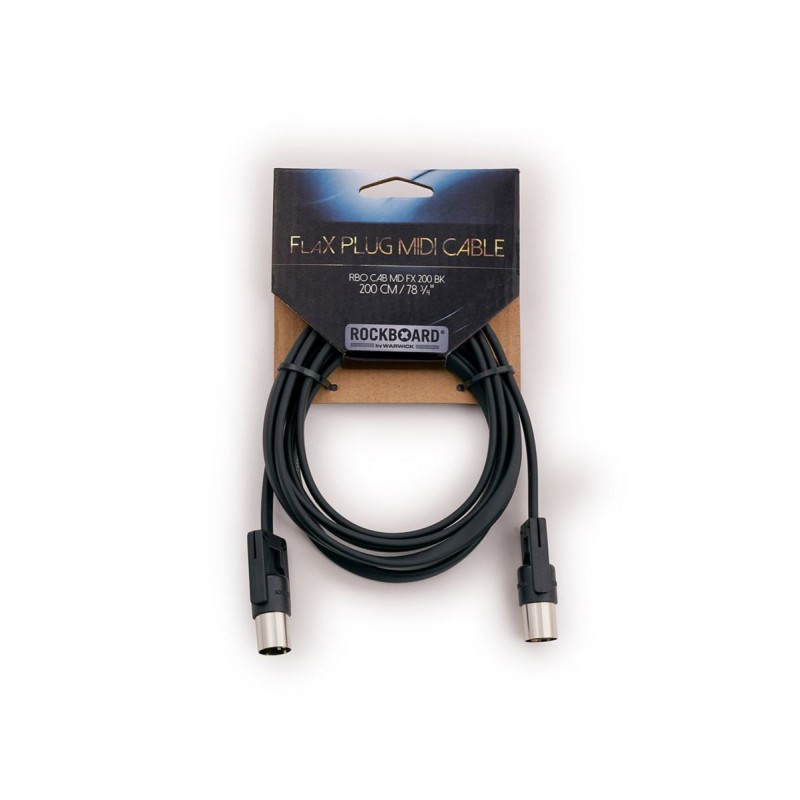 RockBoard FlaX Plug MIDI Cable, 200 cm / 78 47/64 - 6 RockBoard FlaX Plug MIDI Cable, 200 cm / 78 47/64 - 6