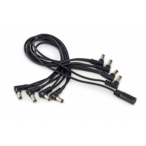 RockBoard Flat Daisy Chain Cable, 8 Outputs, angled - 1