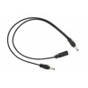 RockBoard Flat Daisy Chain Cable, 2 Outputs, straight - 1 RockBoard Flat Daisy Chain Cable, 2 Outputs, straight - 1
