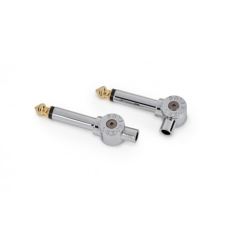 RockBoard PatchWorks Solderless Plugs, 2 pcs. - Chrome - 1