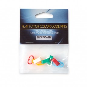 RockBoard Color Code Rings for Flat Patch Cables, 5 Colors, 2 pcs. each - 1