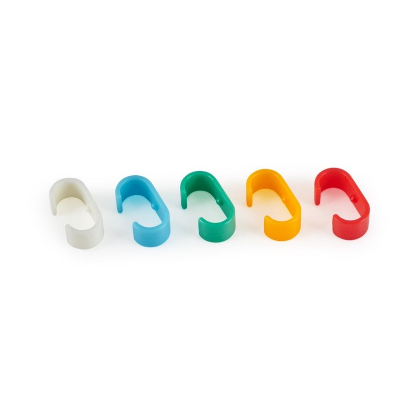 RockBoard Color Code Rings for Flat Patch Cables, 5 Colors, 2 pcs. each - 3 RockBoard Color Code Rings for Flat Patch Cables, 5 Colors, 2 pcs. each - 3