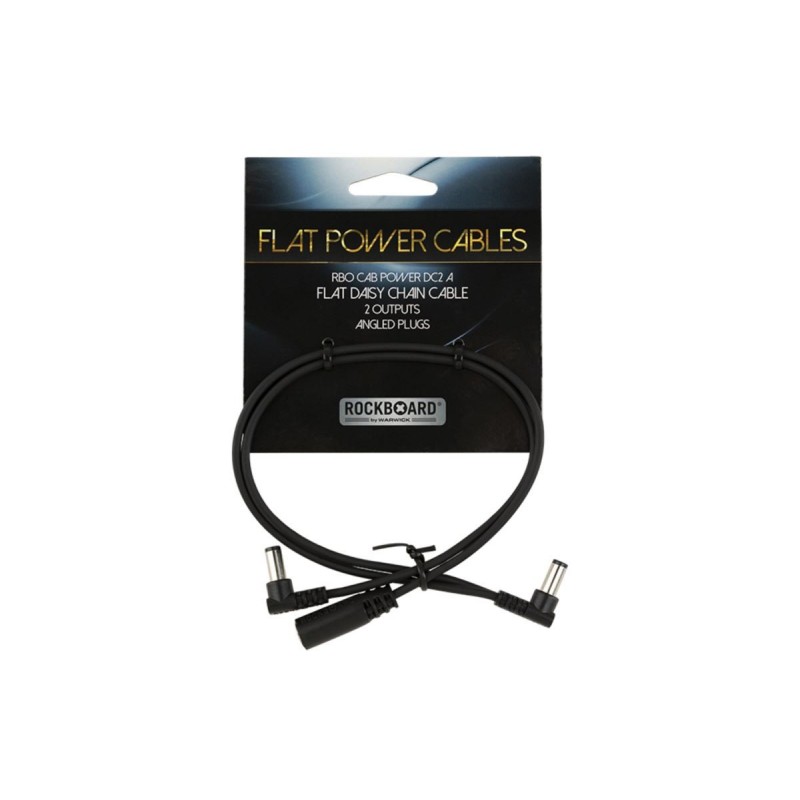 RockBoard Flat Daisy Chain Cable, 2 Outputs, angled - 6