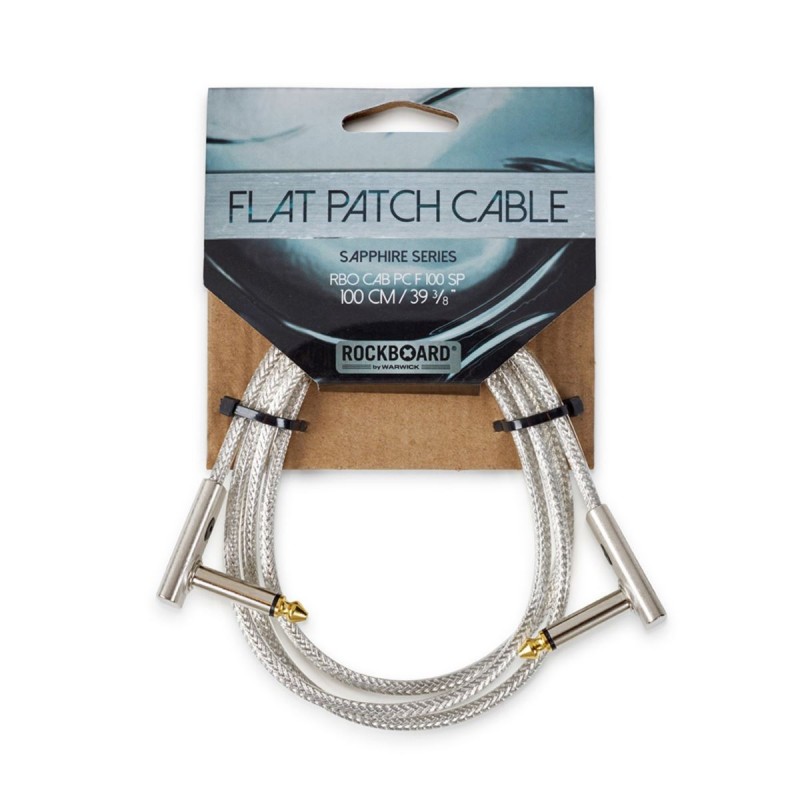 RockBoard SAPPHIRE Series Flat Patch Cable, 100 cm / 39 3/8 - 1