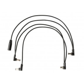 RockBoard Flat Daisy Chain Cable, 4 Outputs, angled - 1