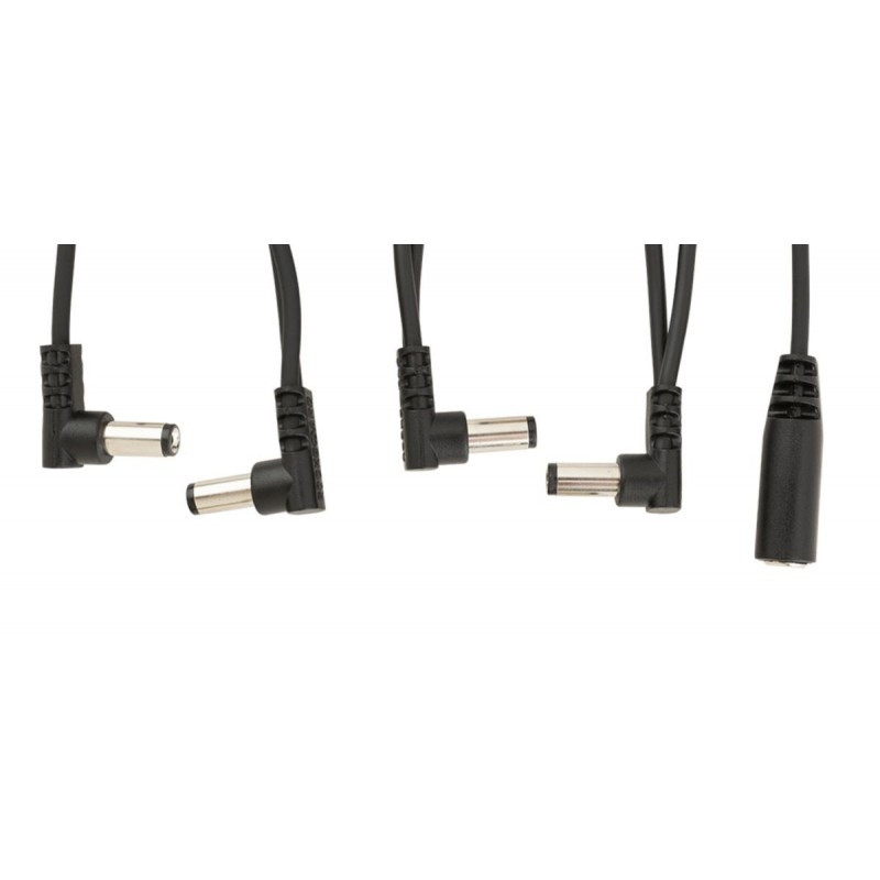 RockBoard Flat Daisy Chain Cable, 4 Outputs, angled - 2 RockBoard Flat Daisy Chain Cable, 4 Outputs, angled - 2