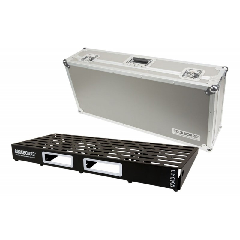 RockBoard QUAD 4.3, Pedalboard with Flight Case - 1 RockBoard QUAD 4.3, Pedalboard with Flight Case - 1