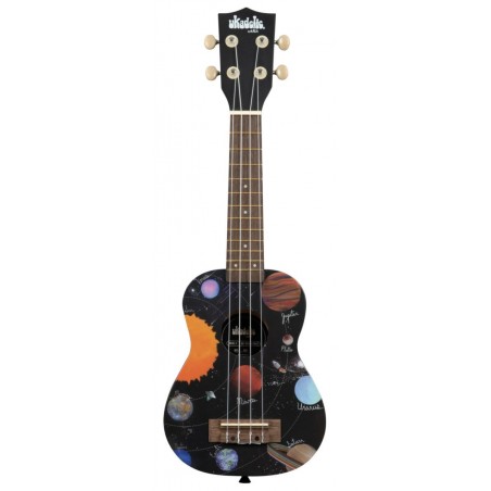 KALA Ukadelic UK-SPACEDOUT - Spaced Out Soprano Ukulele, with Tote Bag - 1