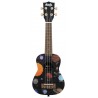 KALA Ukadelic UK-SPACEDOUT - Spaced Out Soprano Ukulele, with Tote Bag - 1