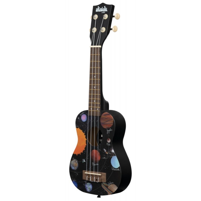 KALA Ukadelic UK-SPACEDOUT - Spaced Out Soprano Ukulele, with Tote Bag - 2