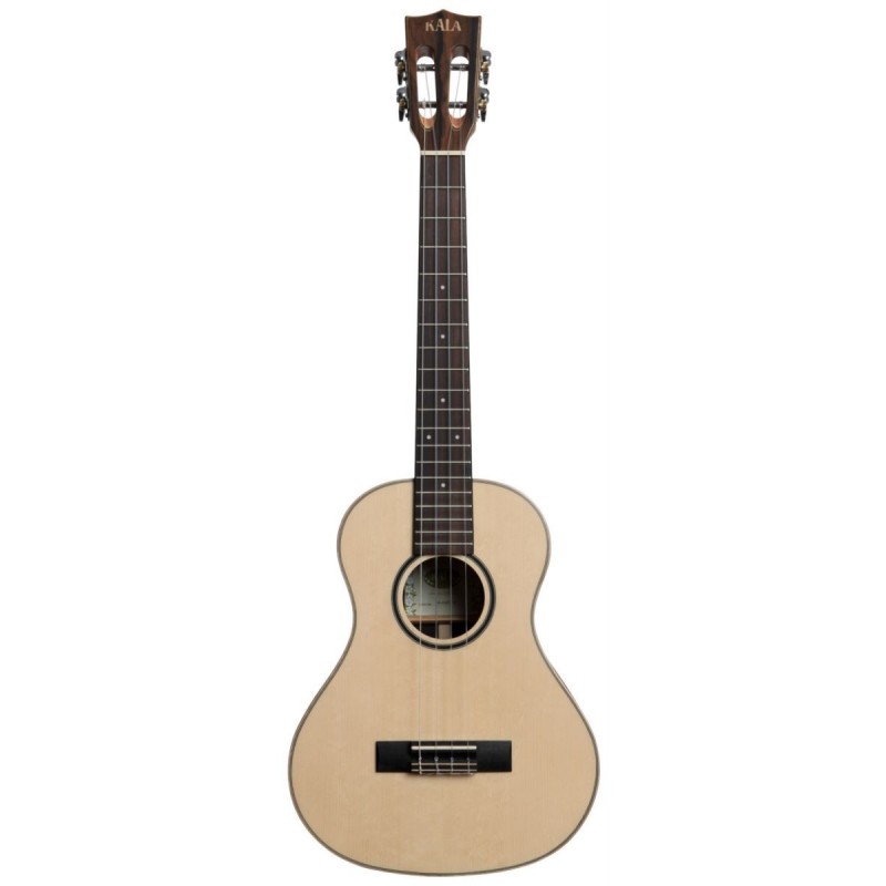 KALA KA-ASZCT-ST - All Solid Spruce Top, Ziricote Super Tenor Ukulele, with Case (UC-B) - 1 KALA KA-ASZCT-ST - All Solid Spruce Top, Ziricote Super Tenor Ukulele, with Case (UC-B) - 1