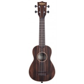 KALA KA-EBY-S - Ebony Soprano Ukulele, with Bag (UB-S) - 1