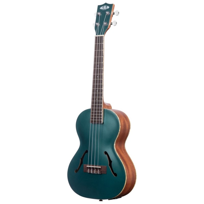 KALA KA-JTE-BKGN - Brooklyn Green Archtop Tenor Ukulele, with EQ & Case (UC-T) - 2 KALA KA-JTE-BKGN - Brooklyn Green Archtop Tenor Ukulele, with EQ & Case (UC-T) - 2