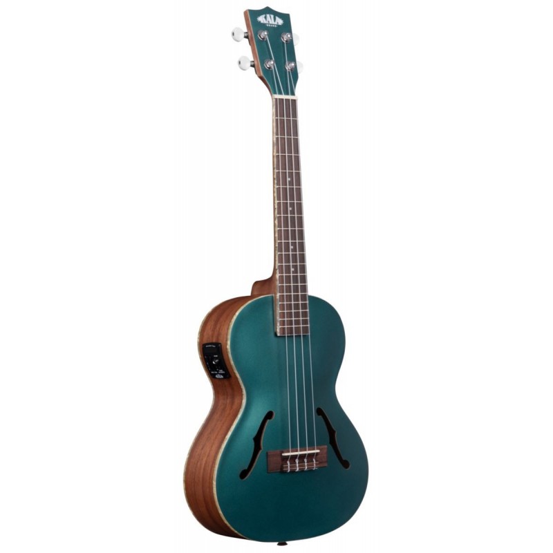 KALA KA-JTE-BKGN - Brooklyn Green Archtop Tenor Ukulele, with EQ & Case (UC-T) - 3 KALA KA-JTE-BKGN - Brooklyn Green Archtop Tenor Ukulele, with EQ & Case (UC-T) - 3