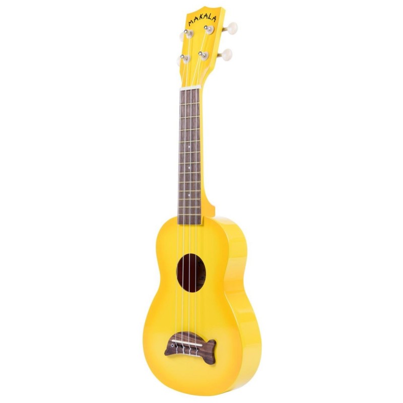 Makala Dolphin MK-SD-YLBURST - Yellow Burst Soprano Dolphin Ukulele, with Tote Bag - 2 Makala Dolphin MK-SD-YLBURST - Yellow Burst Soprano Dolphin Ukulele, with Tote Bag - 2