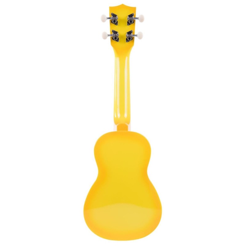 Makala Dolphin MK-SD-YLBURST - Yellow Burst Soprano Dolphin Ukulele, with Tote Bag - 4 Makala Dolphin MK-SD-YLBURST - Yellow Burst Soprano Dolphin Ukulele, with Tote Bag - 4