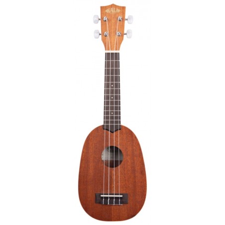 KALA KA-P - Satin Mahogany Soprano Pineapple Ukulele, with Bag (UB-S) - 1
