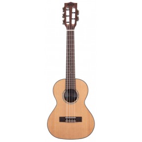 KALA KA-SCAC-T5 - Gloss Solid Cedar Top Acacia 5-String Tenor Ukulele, with Bag (UB-T) - 1
