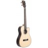 KALA KA-SSEBY-B-CE - Solid Spruce Top Ebony Baritone Ukulele, with Cutaway, EQ and Bag (UB-B) - 3