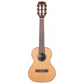 KALA KA-SCAC-T6 - Gloss Solid Cedar Top Acacia 6-String Tenor Ukulele, with Bag (UB-T) - 1