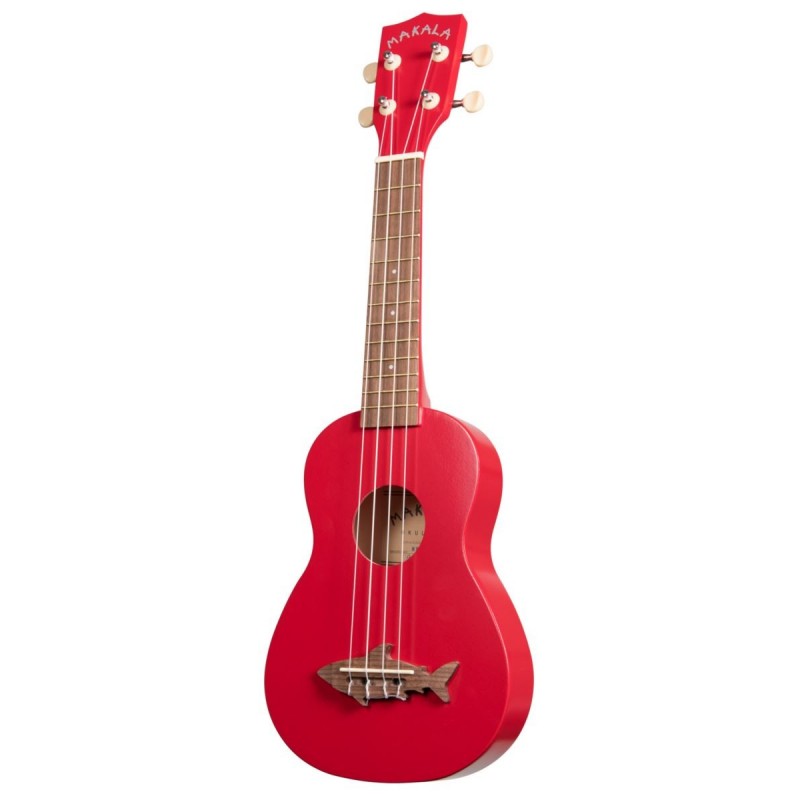 Makala Shark MK-SS-RED - Red Sea Soprano Shark Ukulele, with Tote Bag - 2 Makala Shark MK-SS-RED - Red Sea Soprano Shark Ukulele, with Tote Bag - 2