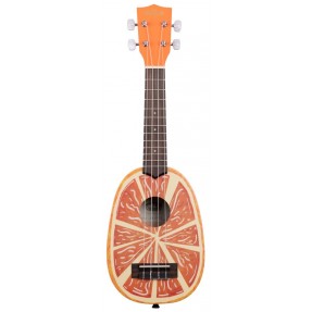 KALA KA-NV-ORNG - Novelty Series Orange Soprano Ukulele, with Bag - 1