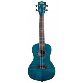 KALA KA-CEMB - Blue Exotic Mahogany Concert Ukulele, with Bag (UB-C) - 1