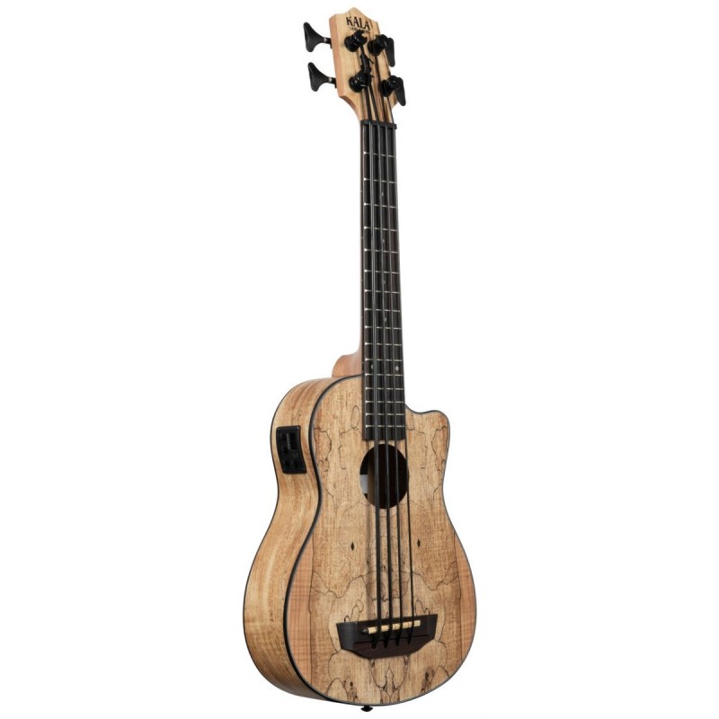 U-Bass Spalted Maple, Fretted, with Deluxe Bag - 3