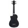 U-Bass Journeyman, Fretted - Matte Black, with Bag - 4