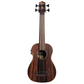 U-Bass Striped Ebony, Fretless, with Deluxe Bag - 1