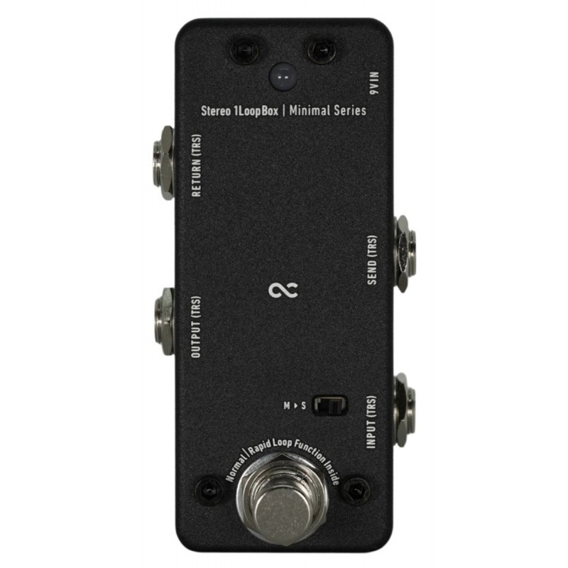 One Control Minimal Series Stereo 1 Loop Box - True Bypass Looper - 1