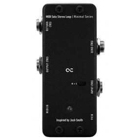 One Control Minimal Series MIDI Solo Stereo Loop - True Bypass Looper - 1