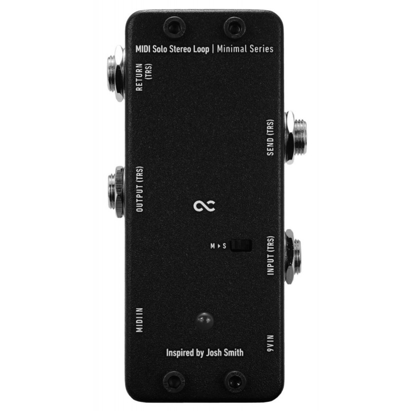 One Control Minimal Series MIDI Solo Stereo Loop - True Bypass Looper - 1