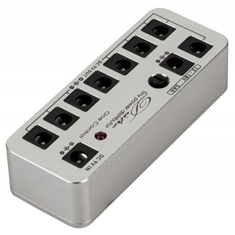 One Control Micro Distro - Tiny Power Distributor, Shiny Silver - 4