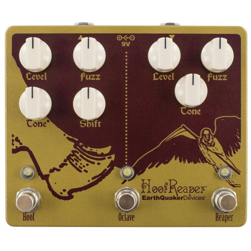 EarthQuaker Devices Hoof Reaper V2 - Double Fuzz with Octave Up - 1