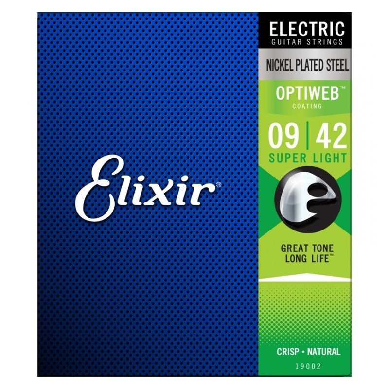 ELIXIR 19002 OPTIWEB - Struny do elektryka 9-42