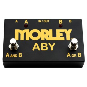Morley ABY-G - Gold Series ABY Switcher - A/B/Y Switch - 1