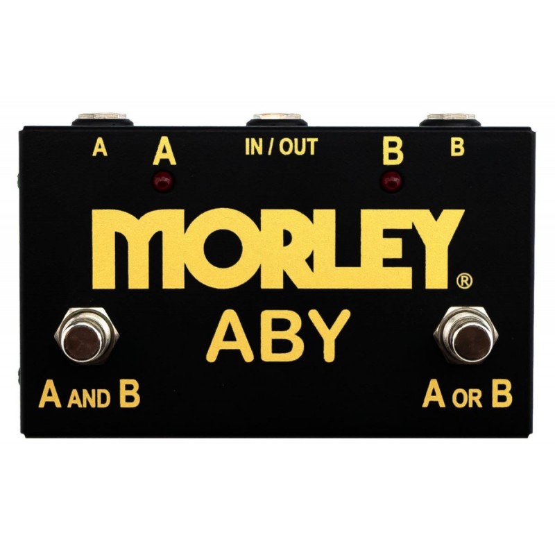 Morley ABY-G - Gold Series ABY Switcher - A/B/Y Switch - 2