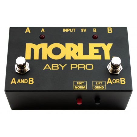 Morley ABY-PRO - Gold Series ABY Pro Selector - A/B/Y Switch - 1