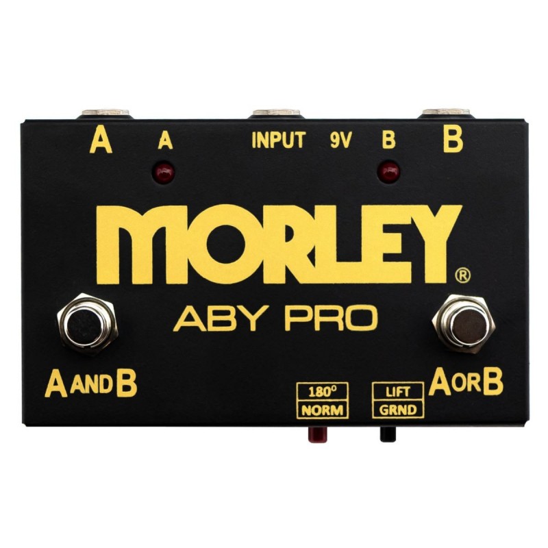 Morley ABY-PRO - Gold Series ABY Pro Selector - A/B/Y Switch - 2