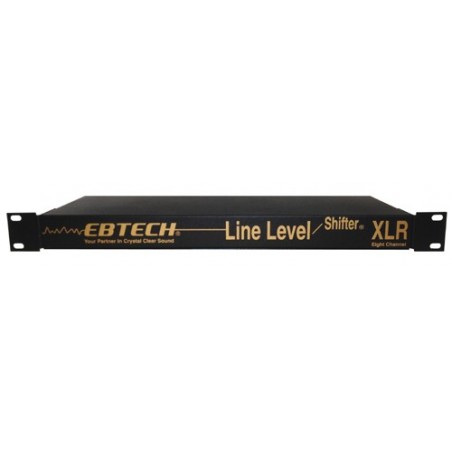 EBTECH Line Level Shifter - 8 Channel Rack Unit, XLR - 1