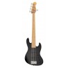 Sadowsky MasterBuilt 21-Fret Standard J/J Bass, Swamp Ash Body, 5-String - Solid Black High Polish - 1