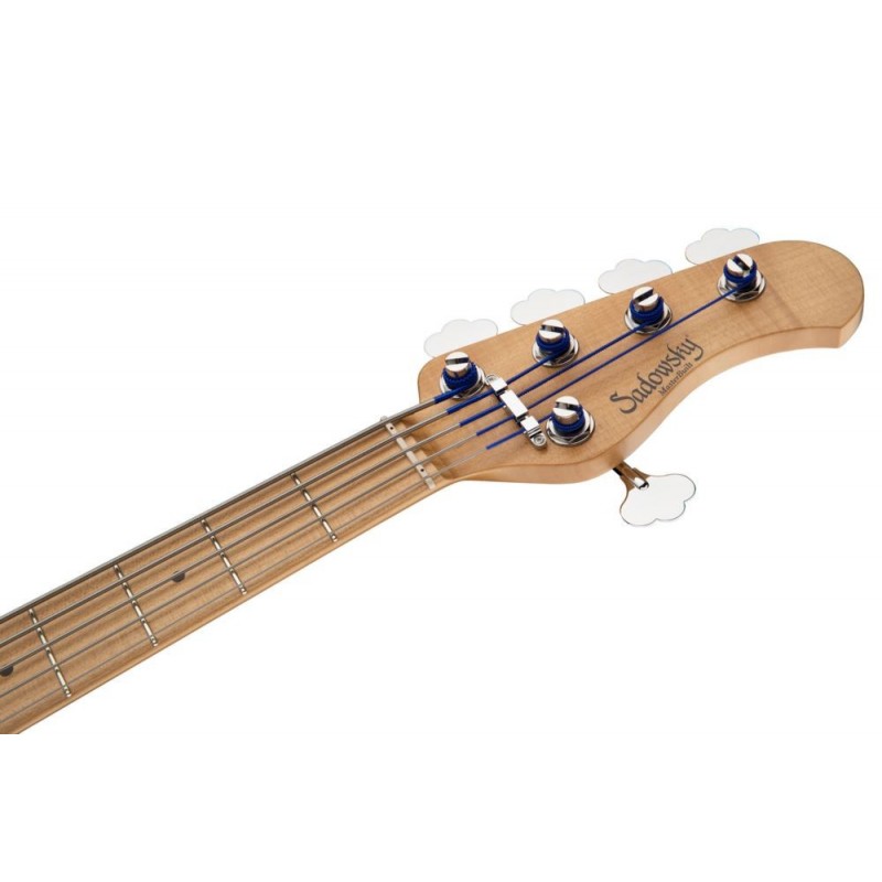 Sadowsky MasterBuilt 21-Fret Standard J/J Bass, Swamp Ash Body, 5-String - Solid Black High Polish - 7